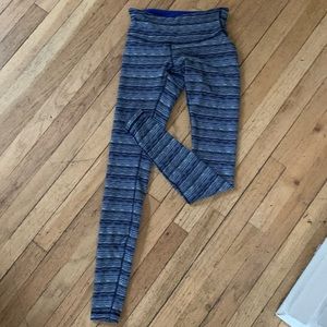 Blue Lululemon Leggings